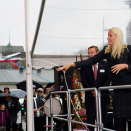 14 September: The Crown Princess names the ship «Viking Princess» in Bergen (Photo: Marit Hommedal / NTB scanpix)